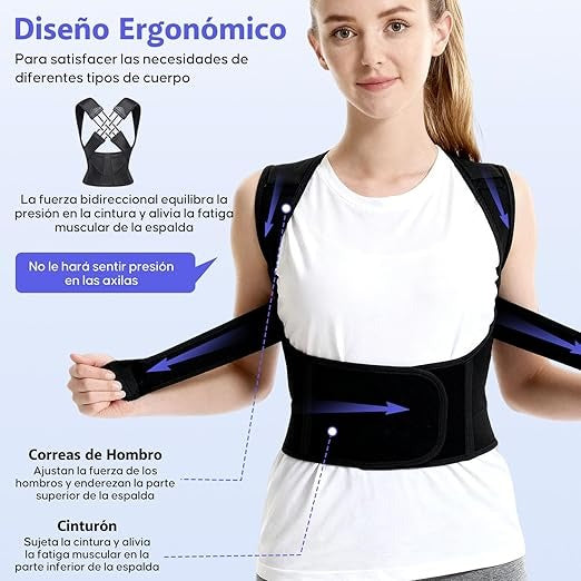 Corrector de Postura Bandas Elasticas - OFERTA 2X1
