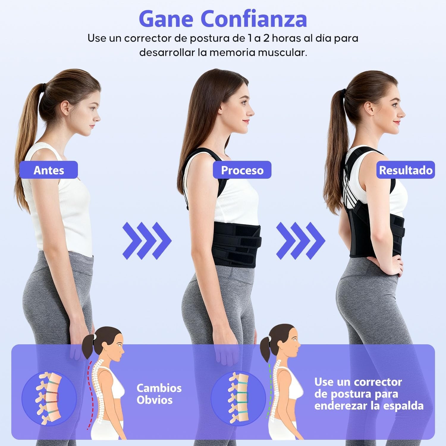 Corrector de Postura Bandas Elasticas - OFERTA 2X1